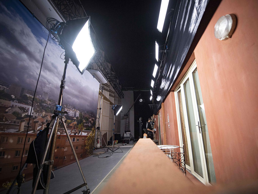 Extérieur jour, Ma part de Gaulois, tournage studio