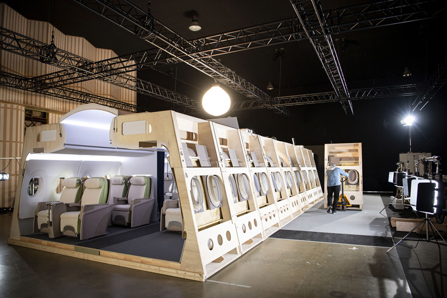 Making-of LF7: exterior view of the cabin