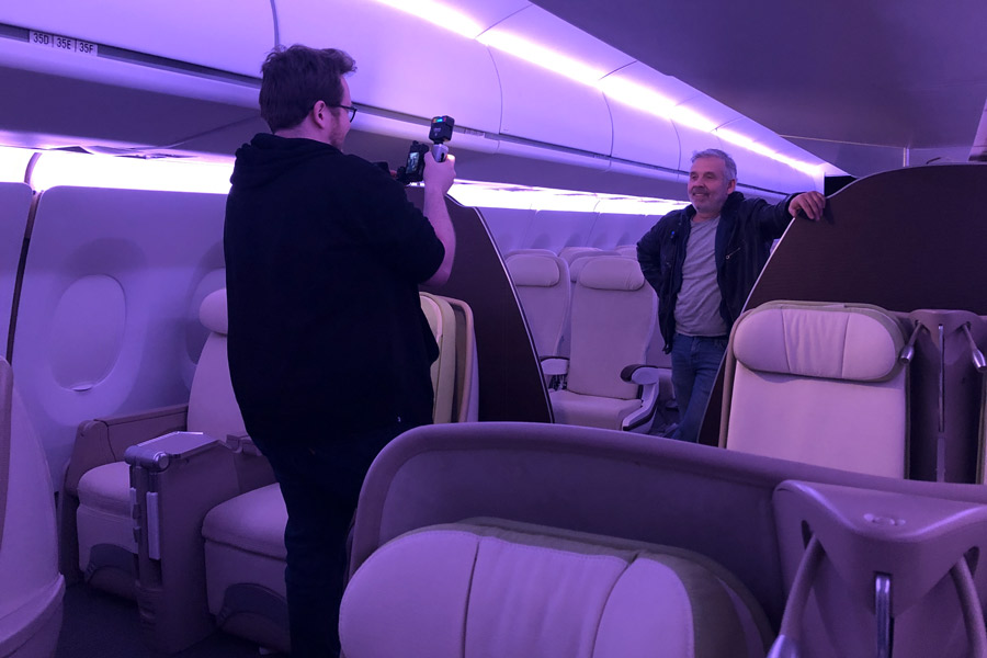 Visite du LF7 par Jerry Talks, créateur de contenu