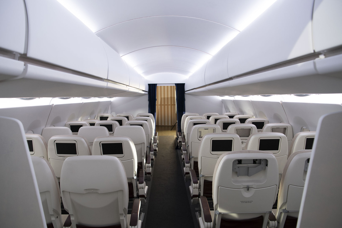 décor avion | cabine eco