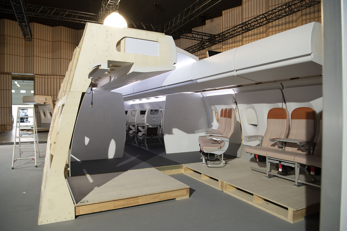 decor avion | cabine vintage