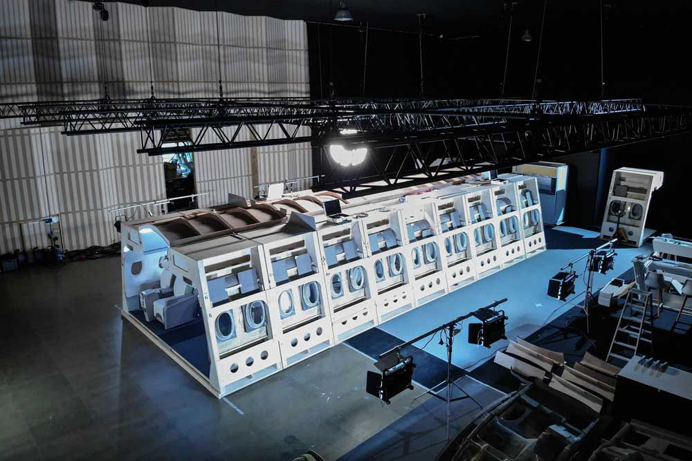 decor avion LF7 | studio nuit