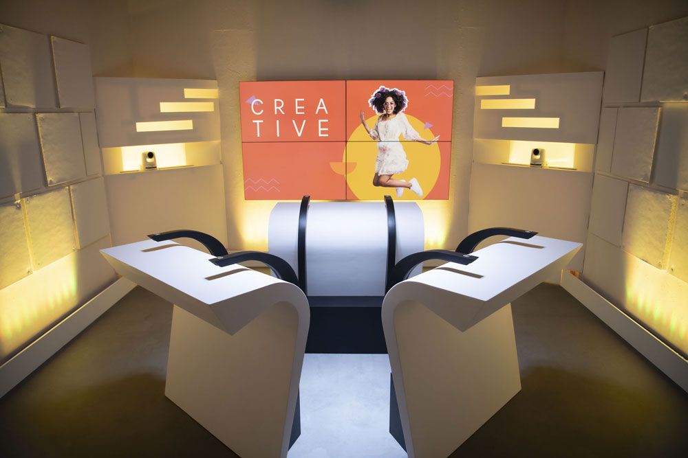 petit studio de tournage communication créative