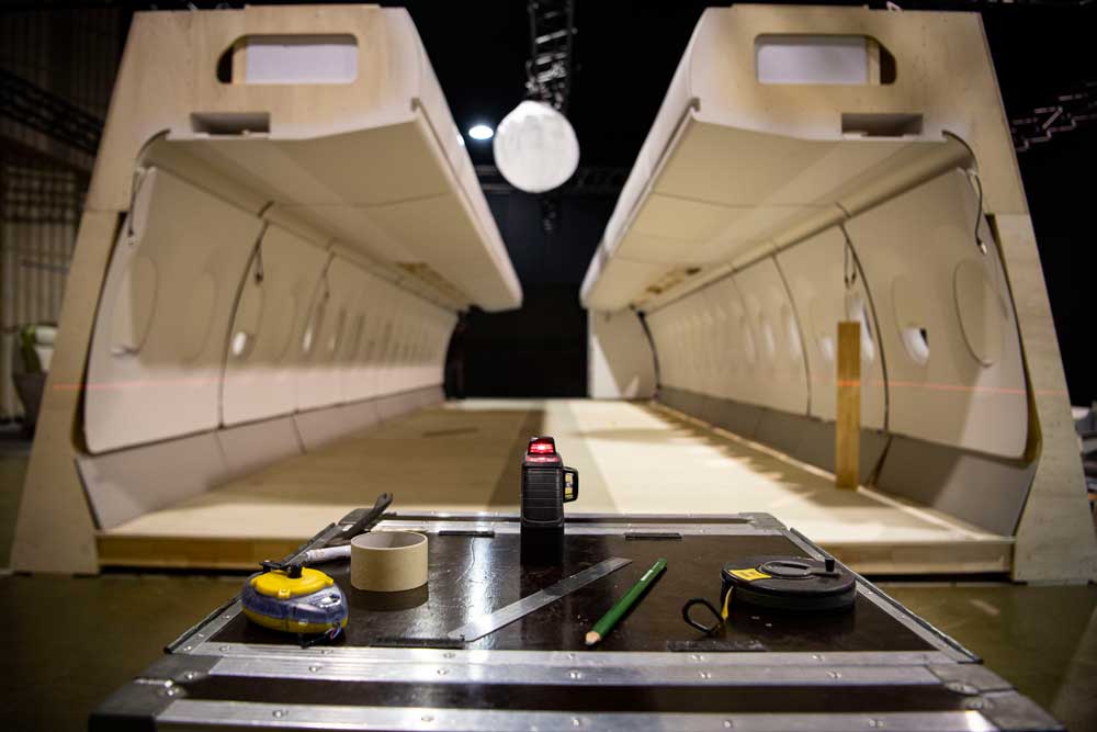 verification of the alignment of the decoration with the laser for perfect plans