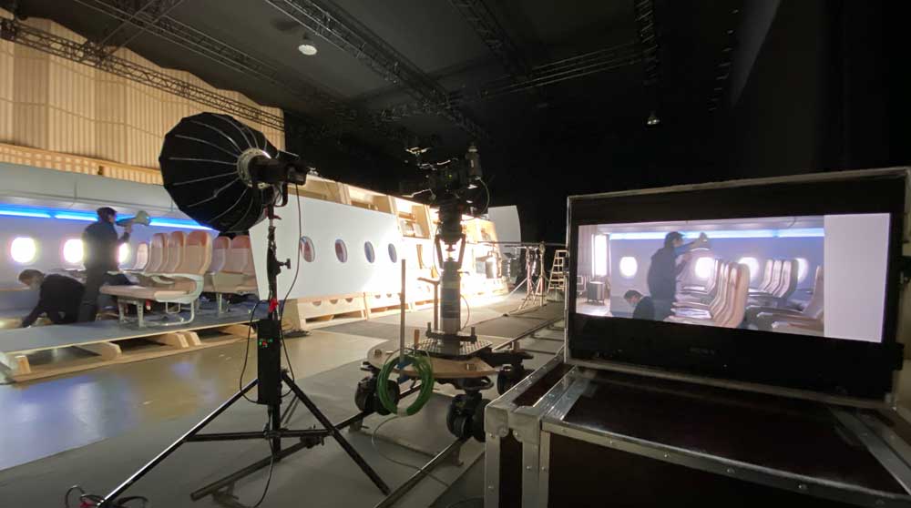 Preparation for filming