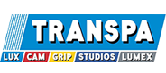 Logo du groupe Transpa : Transpalux, Transpacam, Transpagrip et Lumex